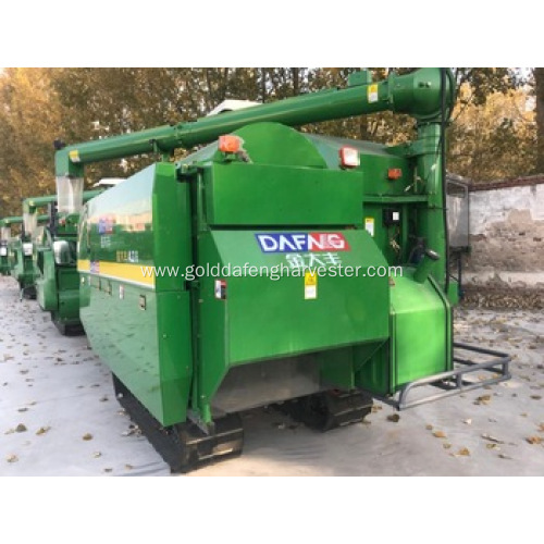 grain wheat rice combine harvester crawler type